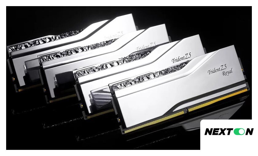Оперативная память G.Skill Trident Z5 Royal 2x32ГБ DDR5 6400 МГц F5-6400J3239G32GX2-TR5S - Изображение №6 — Интернет-магазин Nexton