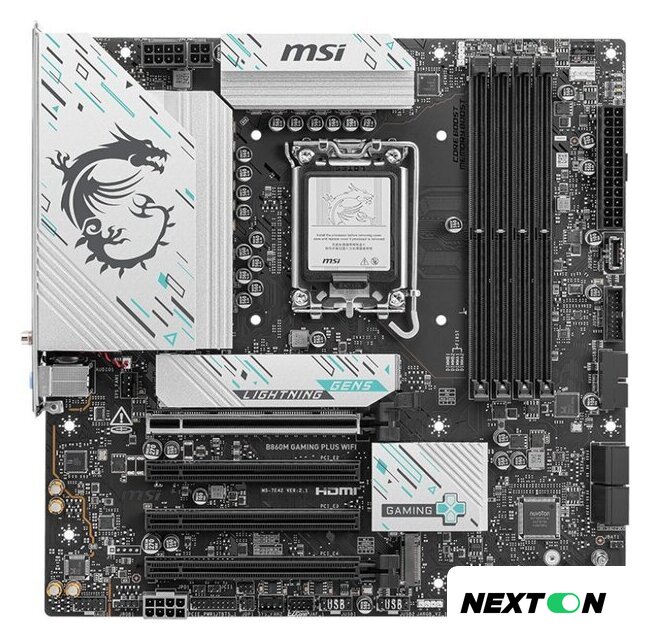 Материнская плата MSI B860M Gaming Plus WiFi - Изображение №1 — Интернет-магазин Nexton