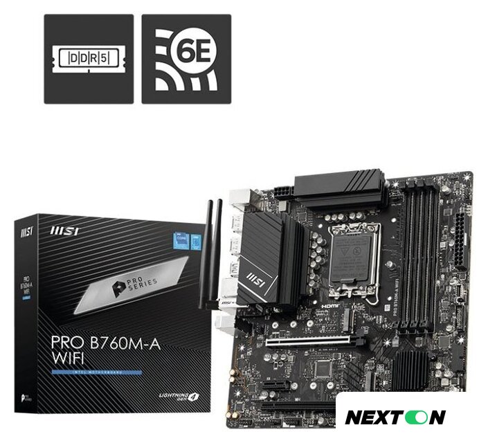 Материнская плата MSI Pro B760M-A WiFi - Изображение №6 — Интернет-магазин Nexton