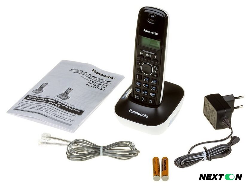 Радиотелефон Panasonic KX-TG1611UAW - Изображение №7 — Интернет-магазин Nexton