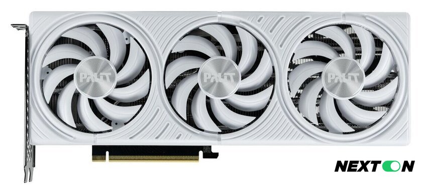 Видеокарта Palit GeForce RTX 5070 White OC NE75070U19K9-GB2050W - Изображение №2 — Интернет-магазин Nexton