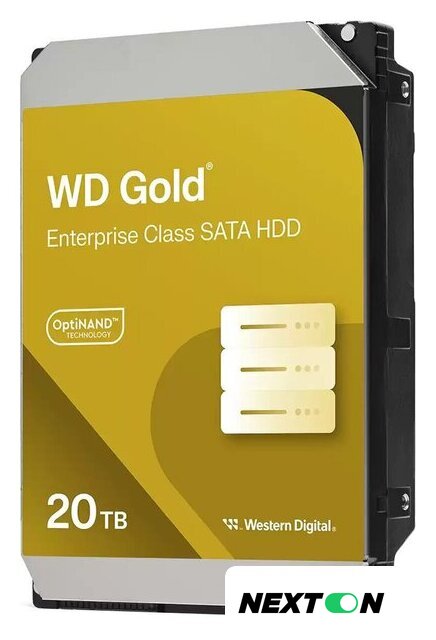 Жесткий диск WD Gold 20TB WD203KRYZ - Изображение №1 — Интернет-магазин Nexton