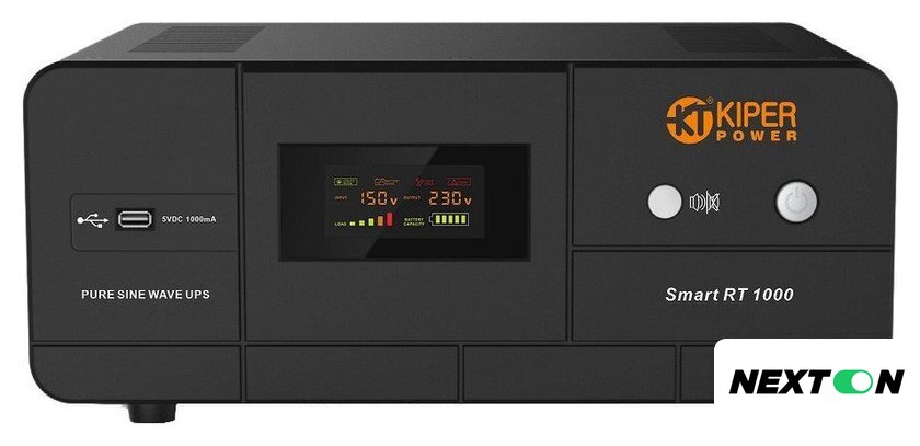 Источник бесперебойного питания Kiper Power Smart RT 1000 - Изображение №1 — Интернет-магазин Nexton