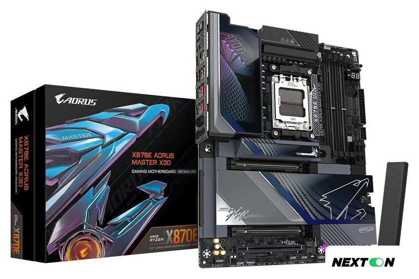Материнская плата Gigabyte X870E Aorus Master X3D - Изображение №7 — Интернет-магазин Nexton