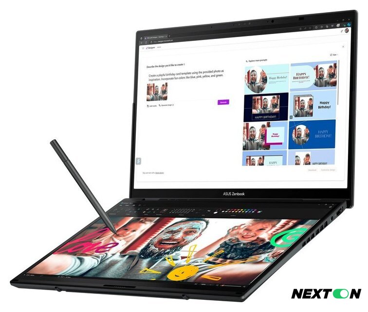 Рабочая станция ASUS Zenbook 14 Duo OLED UX8406CA-QL078W - Изображение №7 — Интернет-магазин Nexton