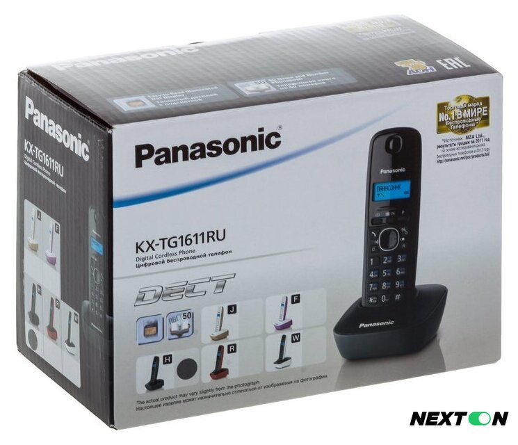Радиотелефон Panasonic KX-TG1611UAH - Изображение №8 — Интернет-магазин Nexton