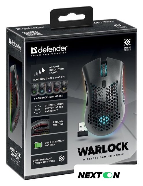 Игровая мышь Defender Warlock GM-709L - Изображение №9 — Интернет-магазин Nexton