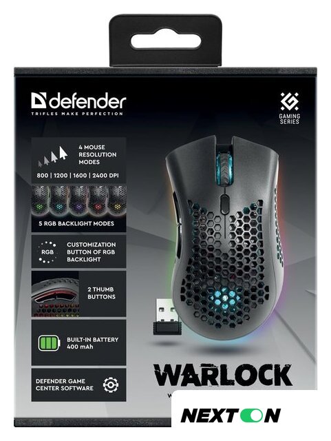 Игровая мышь Defender Warlock GM-709L - Изображение №8 — Интернет-магазин Nexton
