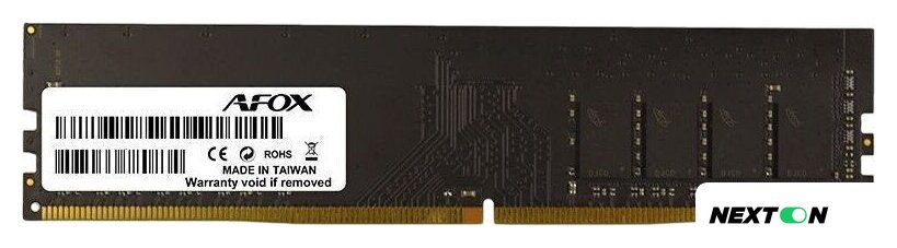 Оперативная память AFOX 8ГБ DDR4 3200 МГц AFLD48PH1P - Изображение №1 — Интернет-магазин Nexton