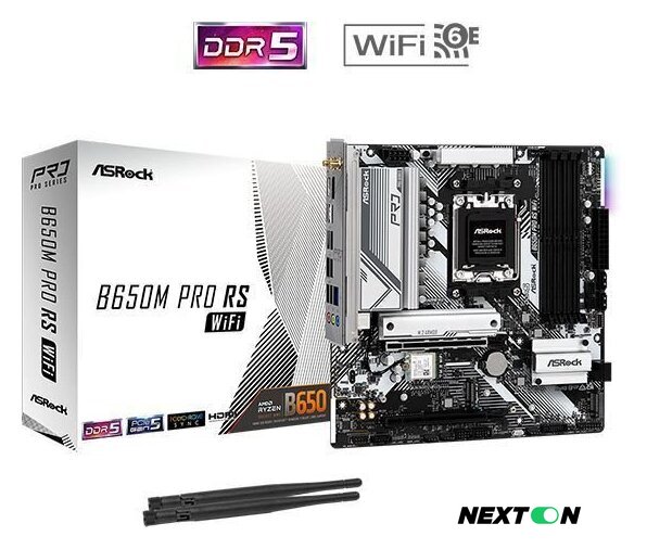 Материнская плата ASRock B650M Pro RS WiFi - Изображение №5 — Интернет-магазин Nexton