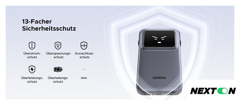 Внешний аккумулятор Ugreen PB511 10000mAh (серый) - Изображение №6 — Интернет-магазин Nexton