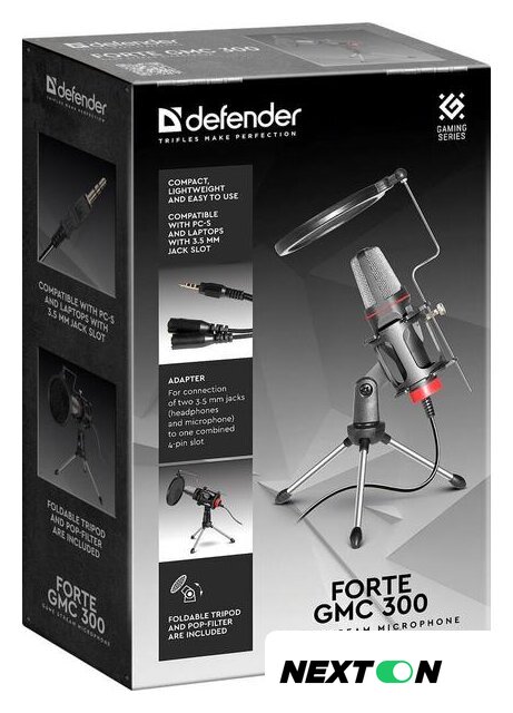 Проводной микрофон Defender Forte GMC 300 - Изображение №9 — Интернет-магазин Nexton