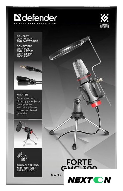 Проводной микрофон Defender Forte GMC 300 - Изображение №8 — Интернет-магазин Nexton