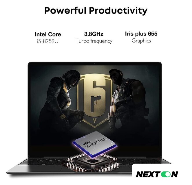 Ноутбук Chuwi CoreBook X 2022 CWI529-308N5N1PDNXX - Изображение №3 — Интернет-магазин Nexton