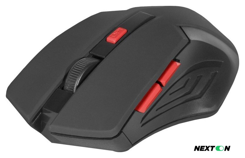 Мышь Defender Accura MM-275 (черный/красный) - Изображение №2 — Интернет-магазин Nexton