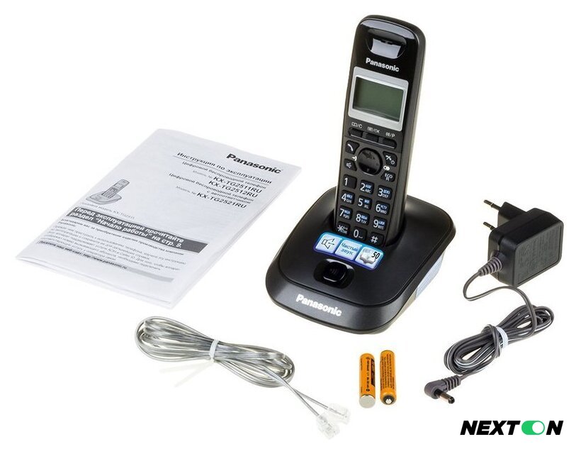 Радиотелефон Panasonic KX-TG2511UAT - Изображение №6 — Интернет-магазин Nexton