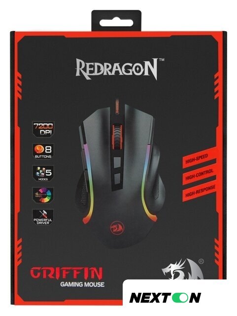 Игровая мышь Redragon Griffin (черный) - Изображение №15 — Интернет-магазин Nexton