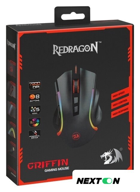 Игровая мышь Redragon Griffin (черный) - Изображение №14 — Интернет-магазин Nexton