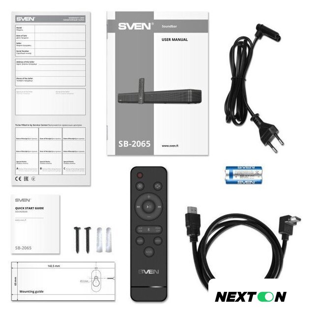 Саундбар SVEN SB-2065 - Изображение №13 — Интернет-магазин Nexton