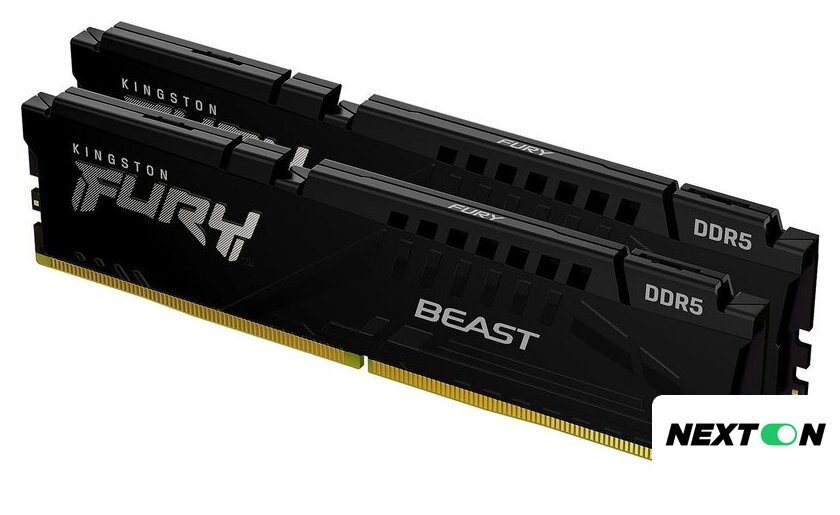Оперативная память Kingston FURY Beast 2x32ГБ DDR5 5600МГц KF556C36BBE2K2-64 - Изображение №1 — Интернет-магазин Nexton