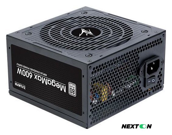 Блок питания Zalman MegaMax TXII 600W ZM600-TXII - Изображение №1 — Интернет-магазин Nexton