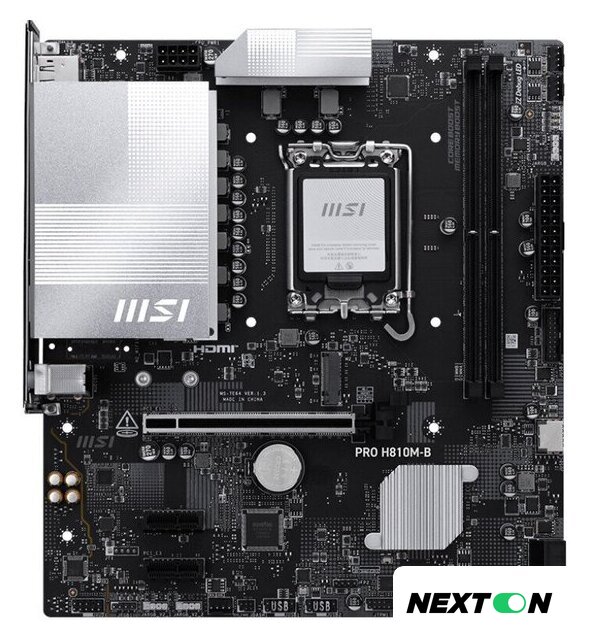 Материнская плата MSI Pro H810M-B - Изображение №1 — Интернет-магазин Nexton