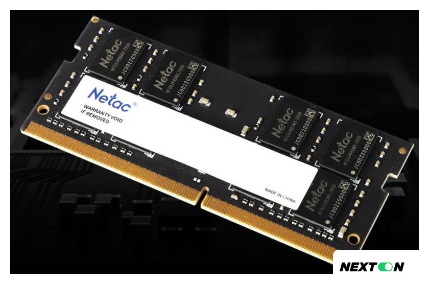 Оперативная память Netac Basic 16GB DDR4 SODIMM PC4-25600 NTBSD4N32SP-16 - Изображение №4 — Интернет-магазин Nexton