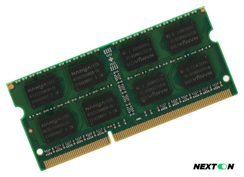 Оперативная память Digma 4ГБ DDR3 SODIMM 1600 МГц DGMAS31600004D - Изображение №1 — Интернет-магазин Nexton