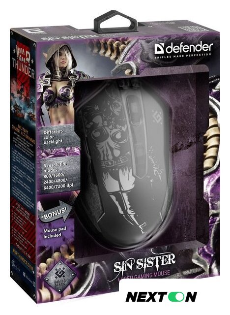 Игровая мышь Defender SinSister GM-933 - Изображение №4 — Интернет-магазин Nexton