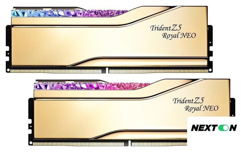 Оперативная память G.Skill Trident Z5 Royal Neo 2x16ГБ DDR5 6400 МГц F5-6400J3039G16GX2-TR5G - Изображение №1 — Интернет-магазин Nexton