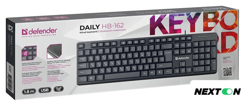 Клавиатура Defender Daily HB-162 - Изображение №2 — Интернет-магазин Nexton