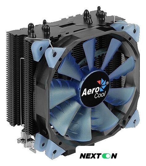 Кулер для процессора AeroCool Verkho 4 Dark - Изображение №1 — Интернет-магазин Nexton