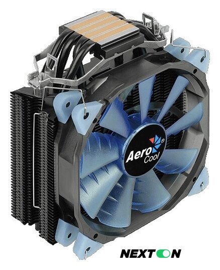 Кулер для процессора AeroCool Verkho 4 Dark - Изображение №4 — Интернет-магазин Nexton