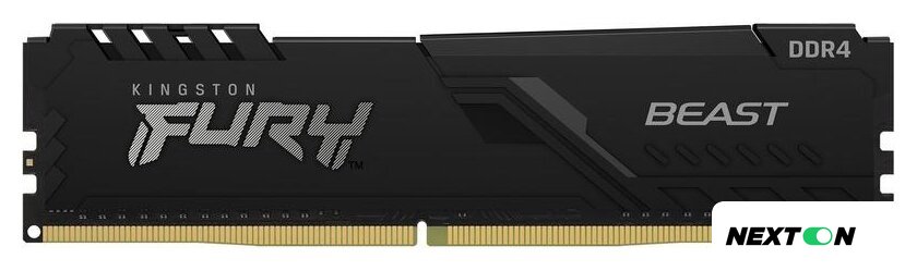 Оперативная память Kingston FURY Beast 16GB DDR4 PC4-28800 KF436C18BB/16 - Изображение №2 — Интернет-магазин Nexton