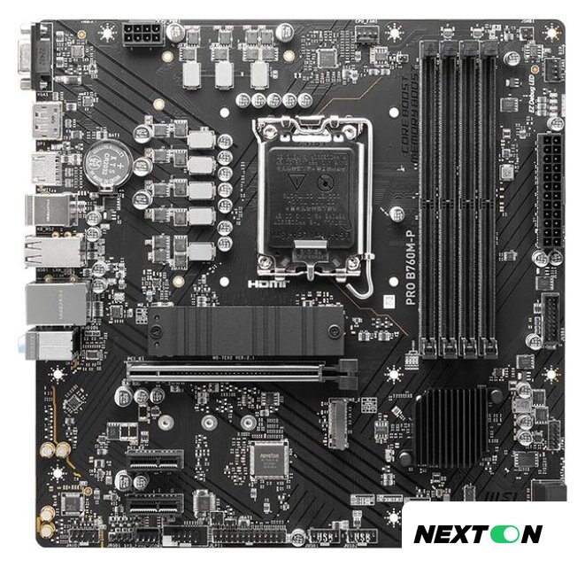 Материнская плата MSI Pro B760M-P - Изображение №1 — Интернет-магазин Nexton