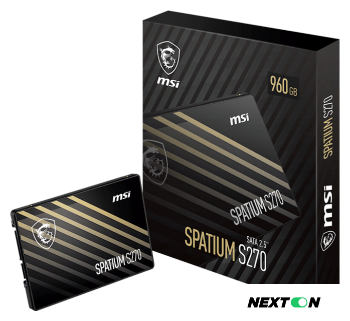 SSD MSI Spatium S270 960GB S78-440P130-P83 - Изображение №2 — Интернет-магазин Nexton