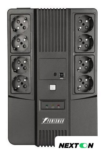 Источник бесперебойного питания Powerman Brick 850 Plus - Изображение №2 — Интернет-магазин Nexton