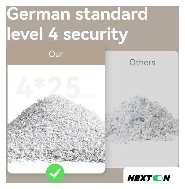 Шредер Deli E9952 (серый) - Изображение №3 — Интернет-магазин Nexton