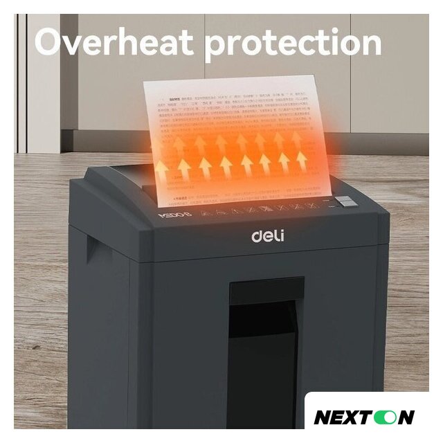 Шредер Deli E9952 (серый) - Изображение №5 — Интернет-магазин Nexton