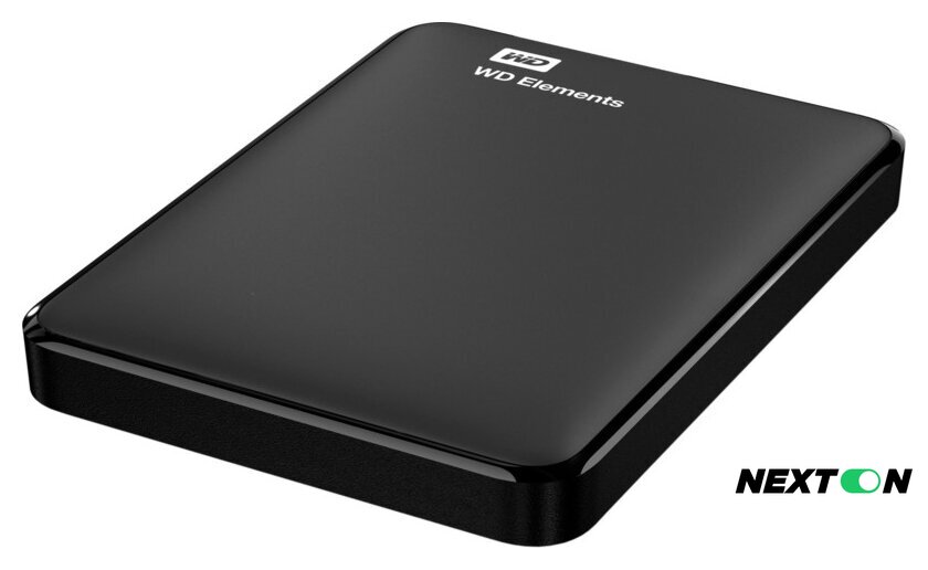 Внешний накопитель WD Elements Portable 2TB (WDBU6Y0020BBK) - Изображение №1 — Интернет-магазин Nexton