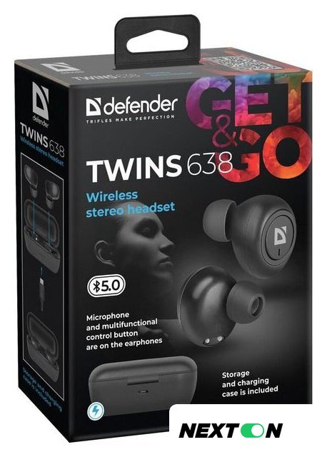 Наушники Defender Twins 638 - Изображение №7 — Интернет-магазин Nexton