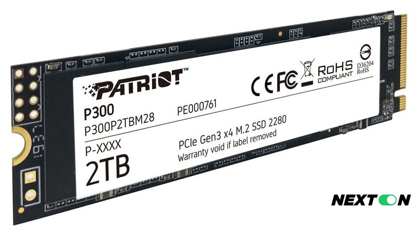 SSD Patriot P300 2TB P300P2TBM28 - Изображение №2 — Интернет-магазин Nexton