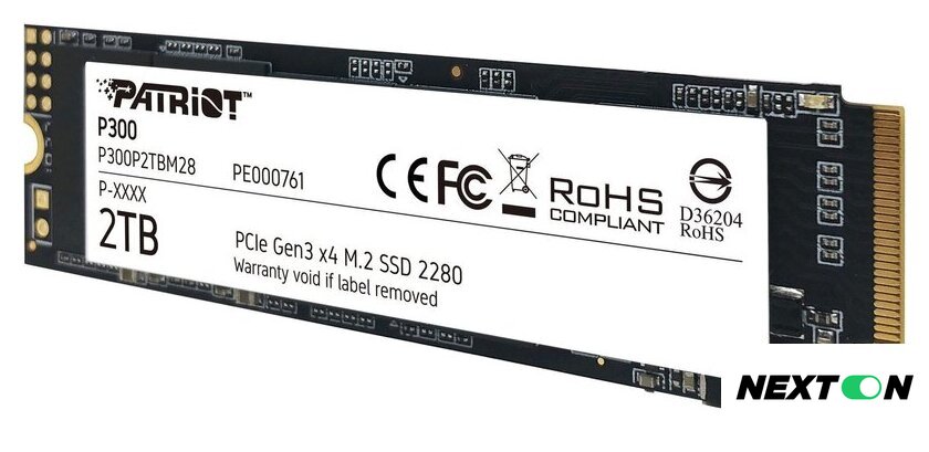 SSD Patriot P300 2TB P300P2TBM28 - Изображение №3 — Интернет-магазин Nexton