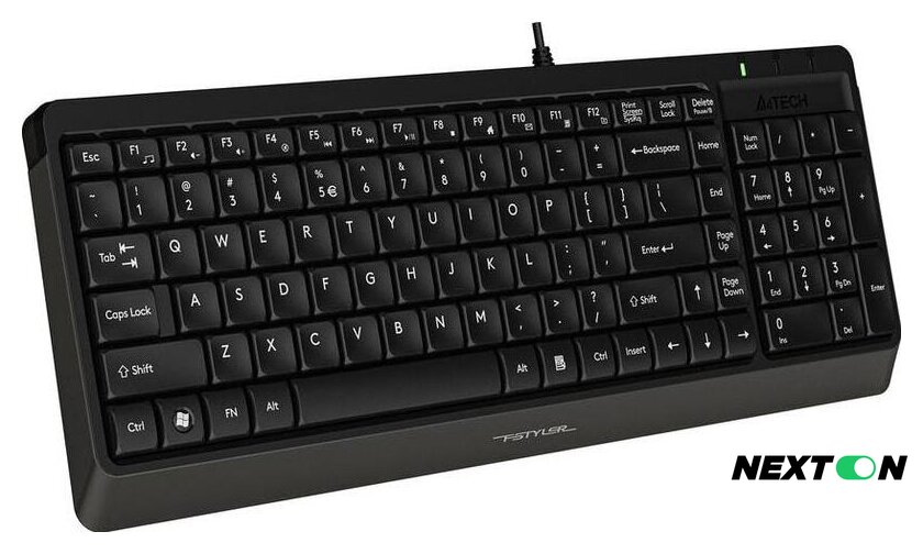 Клавиатура A4Tech Fstyler FK15 (черный) - Изображение №2 — Интернет-магазин Nexton
