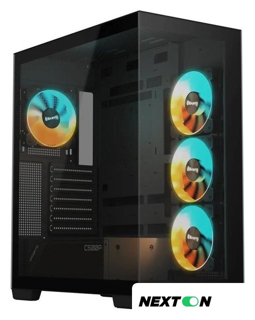 Корпус Gigabyte C500 Panoramic Stealth (черный) - Изображение №1 — Интернет-магазин Nexton