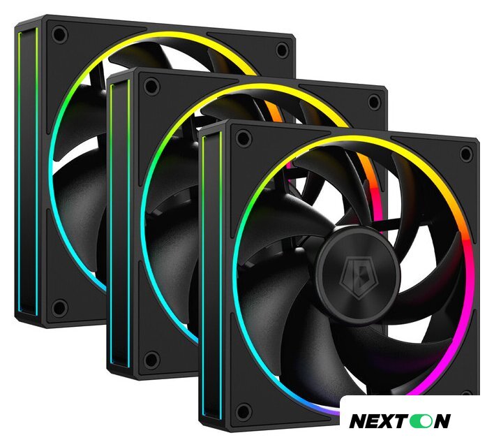 Комплект вентиляторов для корпуса ID-Cooling AF-127-ARGB-K TRIO - Изображение №1 — Интернет-магазин Nexton