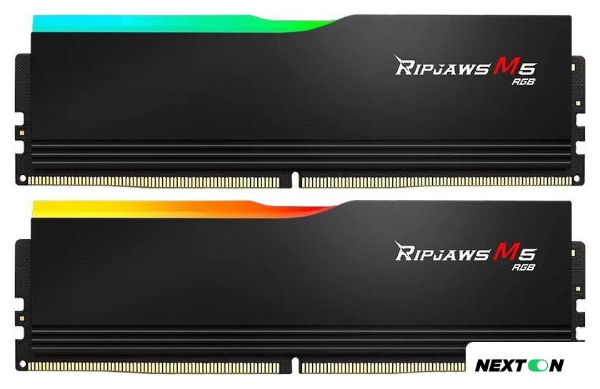 Оперативная память G.Skill Ripjaws M5 RGB 2x32ГБ DDR5 6000 МГц F5-6000J2836G32GX2-RM5RK - Изображение №1 — Интернет-магазин Nexton