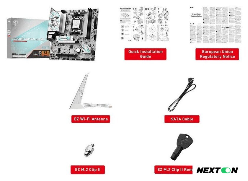 Материнская плата MSI B840M Gaming WiFi6E - Изображение №5 — Интернет-магазин Nexton