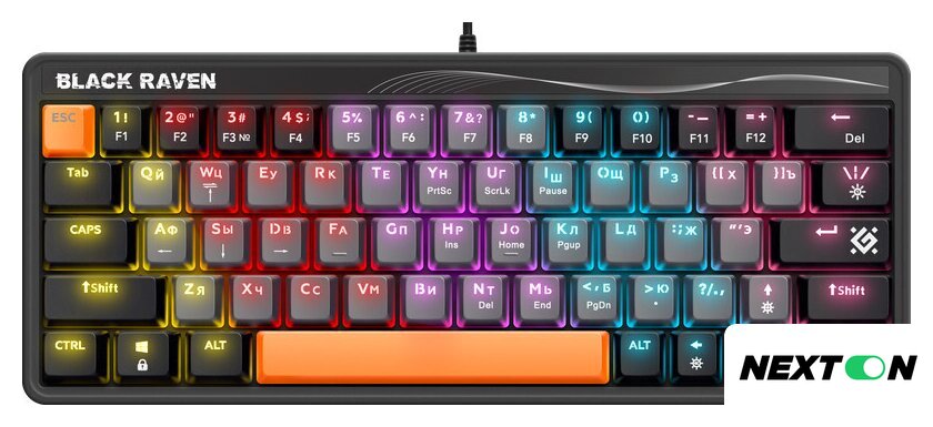 Клавиатура Defender Black Raven GK-417 45413 - Изображение №1 — Интернет-магазин Nexton