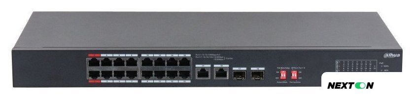 Неуправляемый коммутатор Dahua DH-S3218-16ET-190 - Изображение №1 — Интернет-магазин Nexton